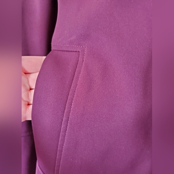 LONDON FOG purple raincoat with removable hood. Size xs - Picture 4 of 6